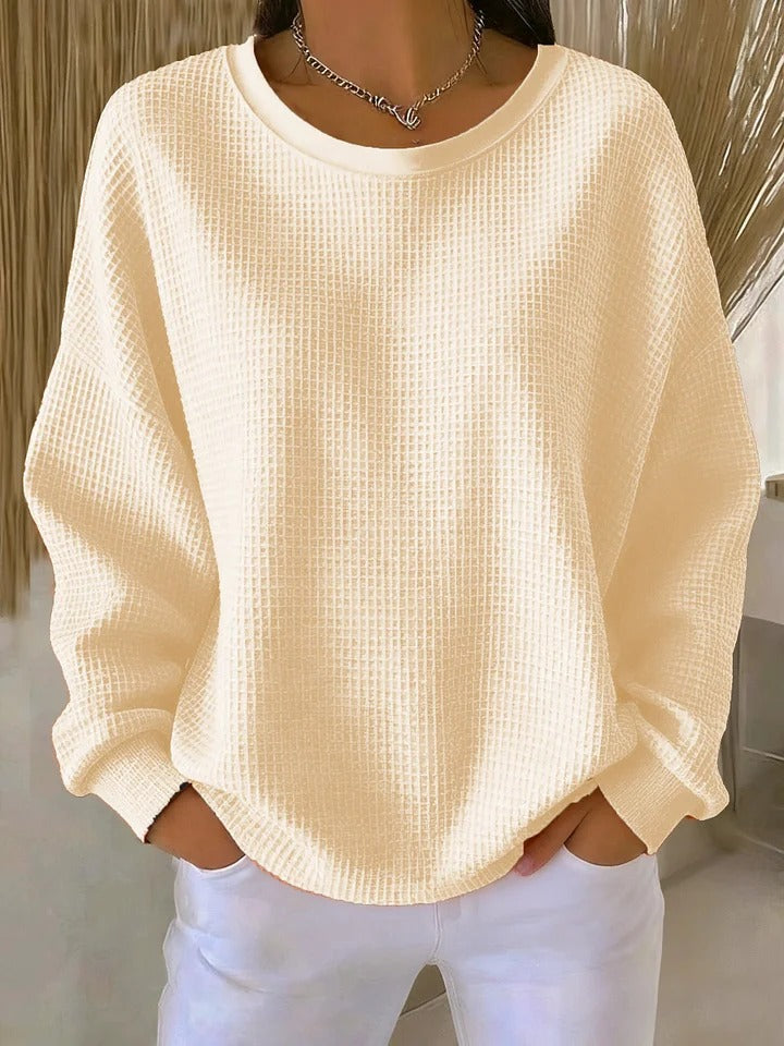 Classic relaxed everyday knit sweater for women | Nova -7