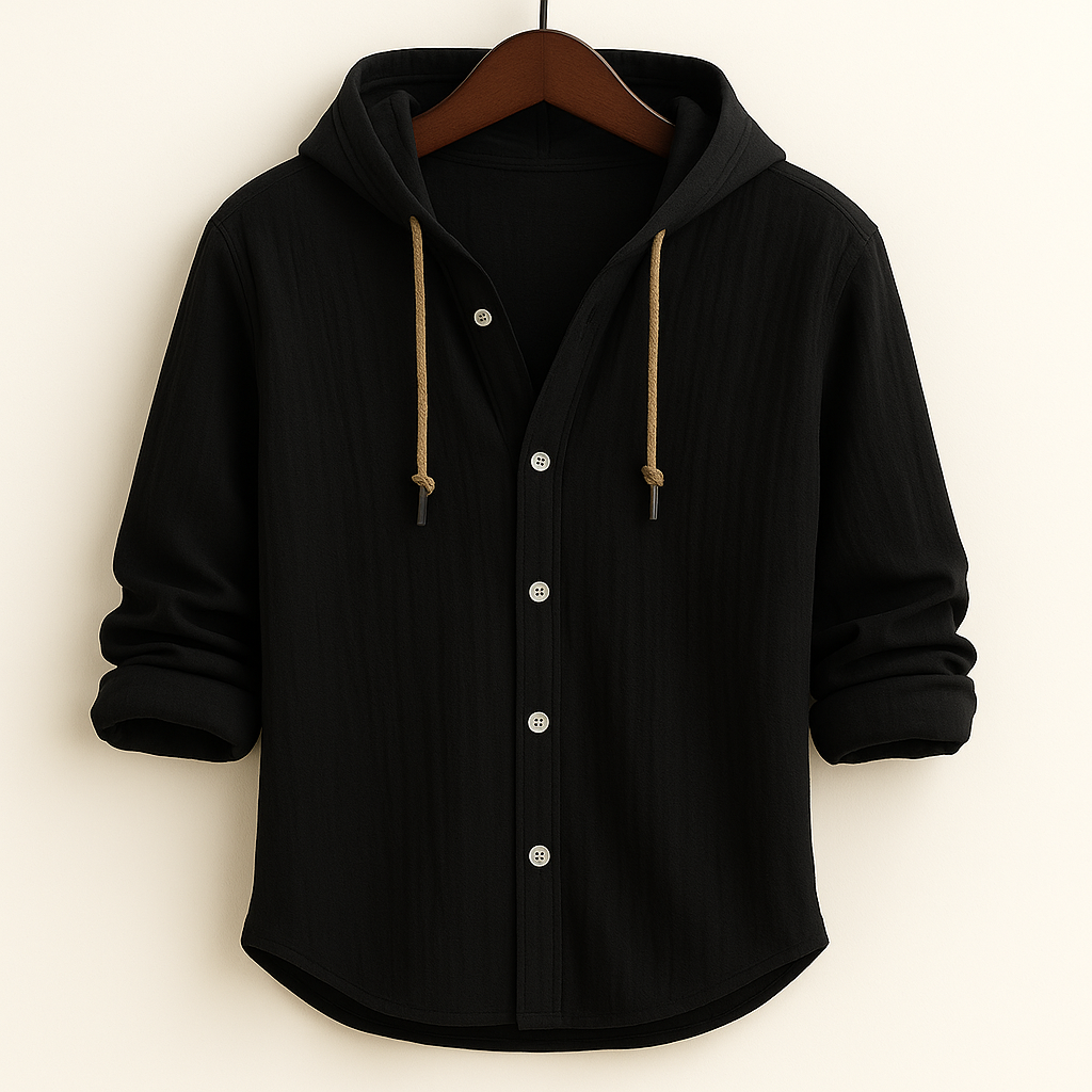 Casual hooded everyday shirt for men | Emerson -5