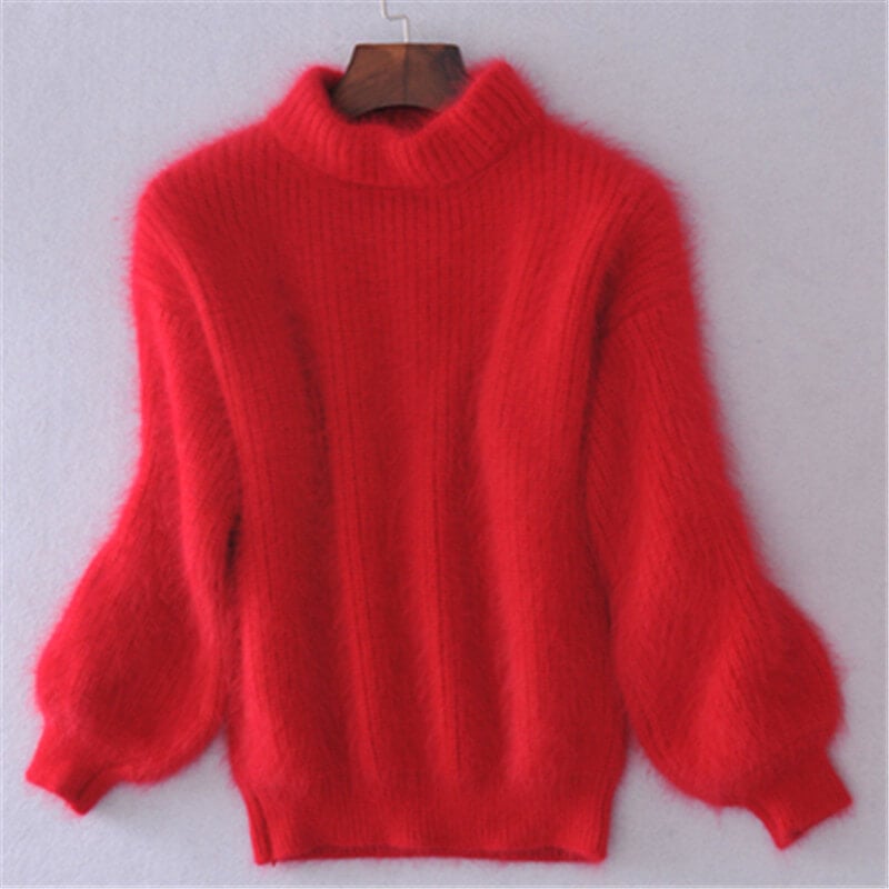 Loose-fit knit wool jumper for women | Aurelia -8
