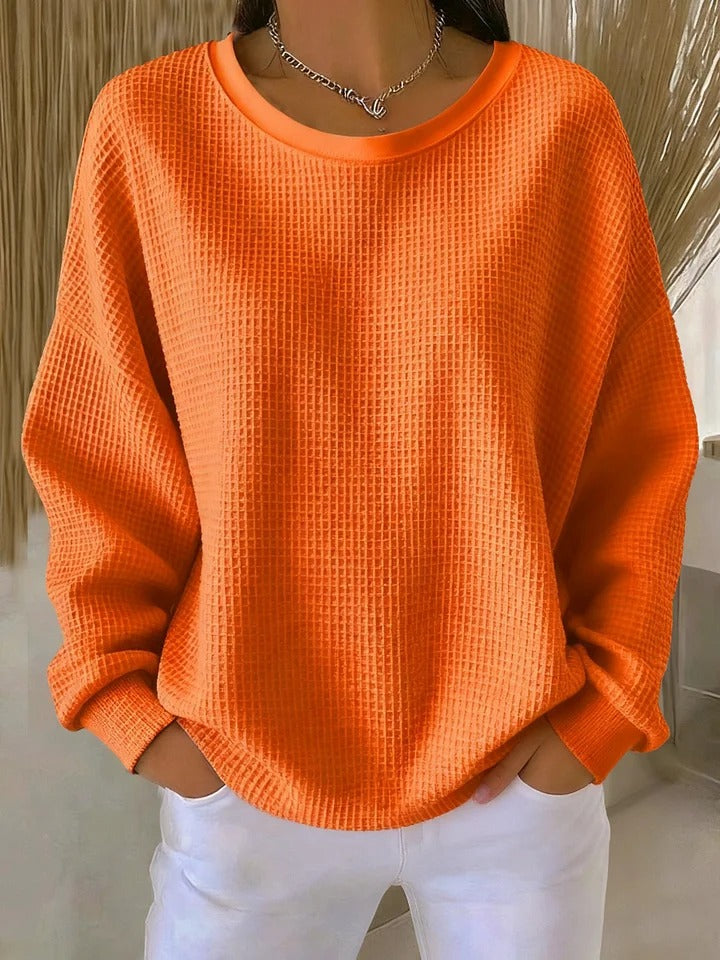 Classic relaxed everyday knit sweater for women | Nova -3