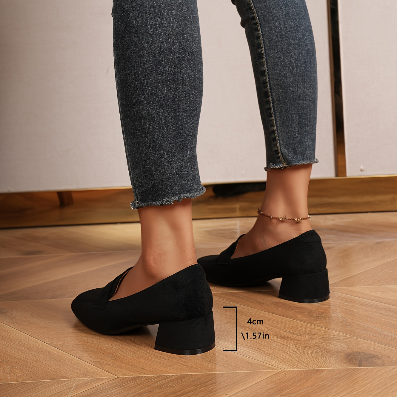 Shoes elegant comfortable for women | Talon Bas -5