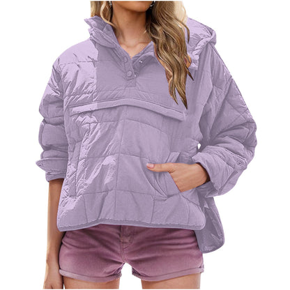 Oversized hooded pullover everyday hoodie for women | Farrell -9