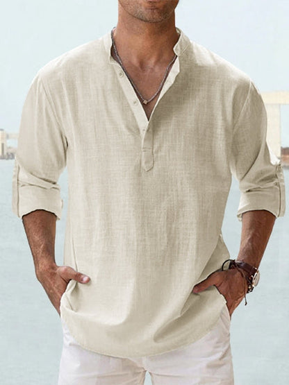 Casual linen shirt for men | Giancarlo -8