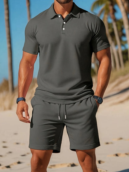 Classic premium summer co-ord set for men | Duke -9