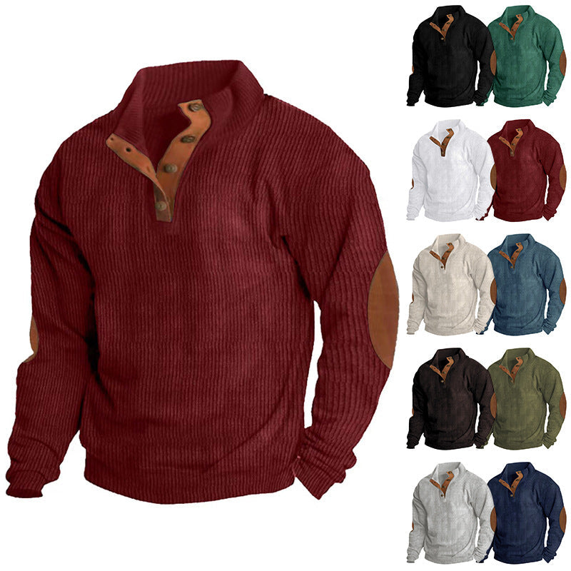 Aurelle Carl trendy high-neck sports jumper for men