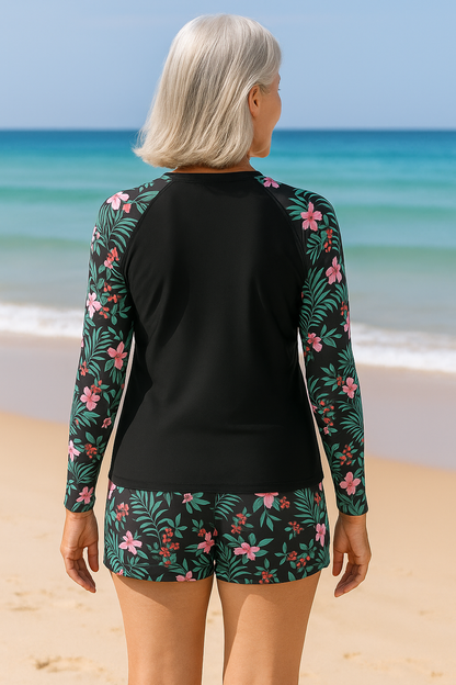 Tankini swim set for women | Sun-Protective -2
