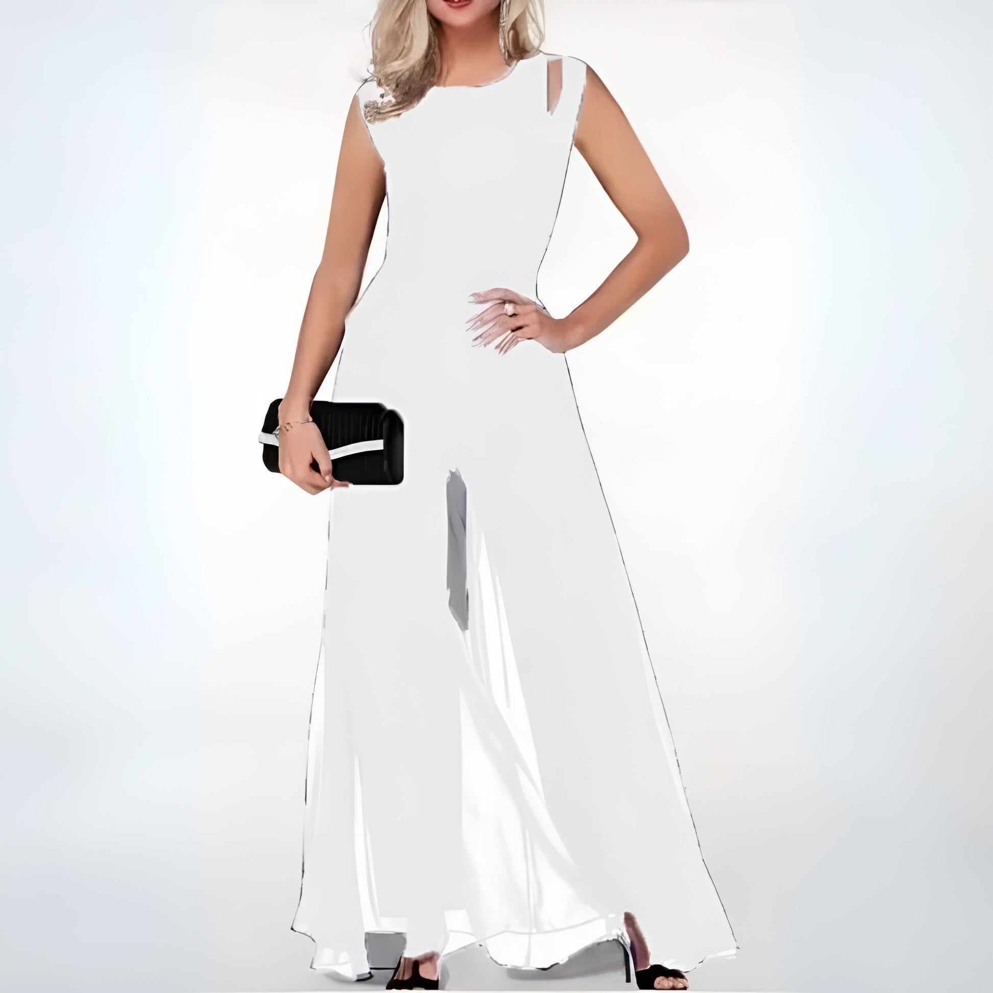 Relaxed elegant jumpsuit for women | Mikky -5