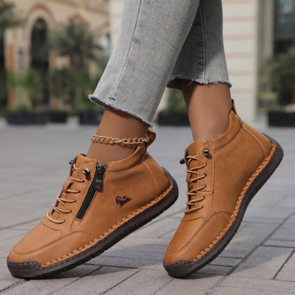 Zip-up orthopaedic everyday shoes for women | Helena -7