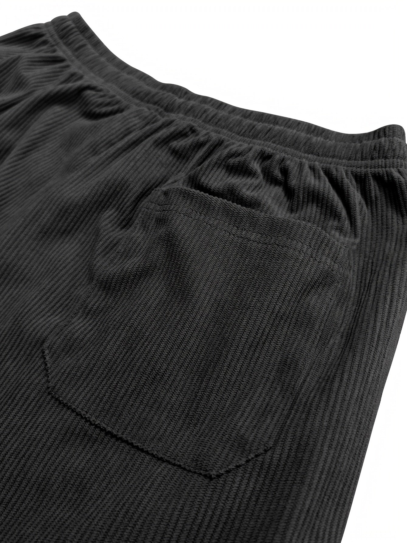 Relaxed drawstring corduroy everyday trousers for men | Ellison -16