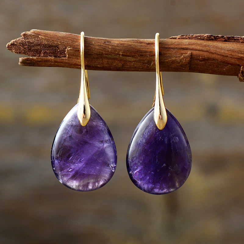 Crystal drop earrings for women -1