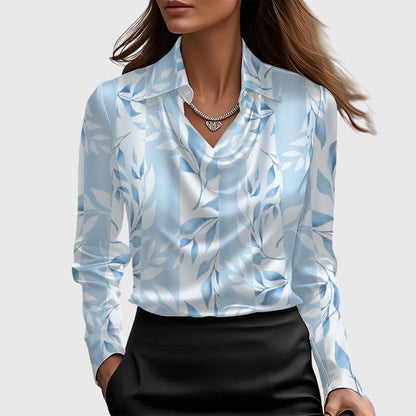 Chemisier draped piece for women | Elara -8