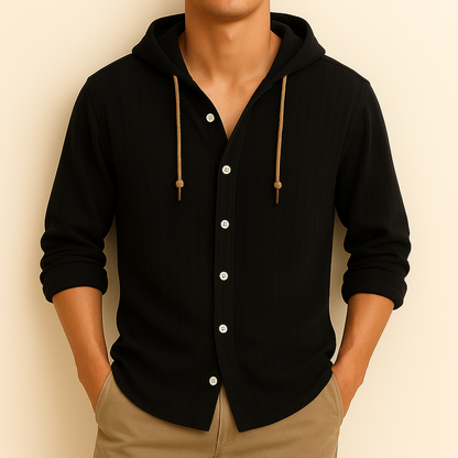 Casual hooded everyday shirt for men | Emerson -10