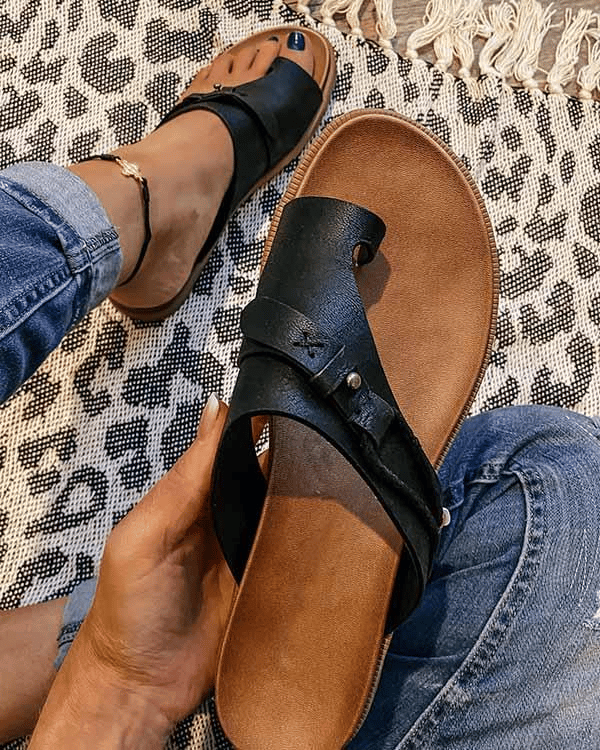 Luxe orthopaedic support sandals for women | Ariella -6