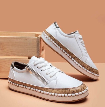 Floral zipper sneakers for women | Oluchi