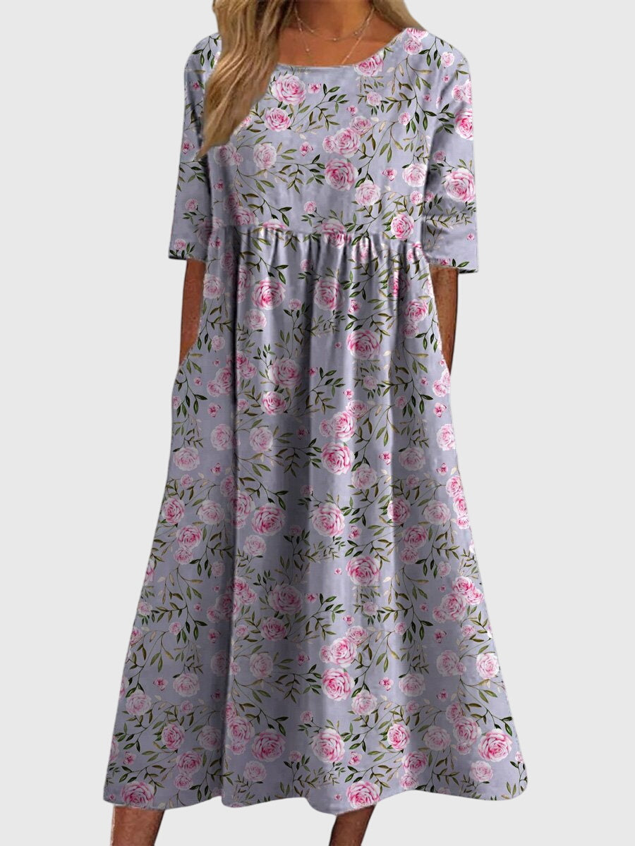 Elegant flowing dress for women -6
