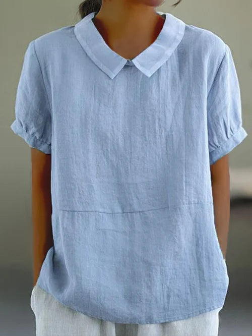 Elegant cotton shirt for women | Amalie -6