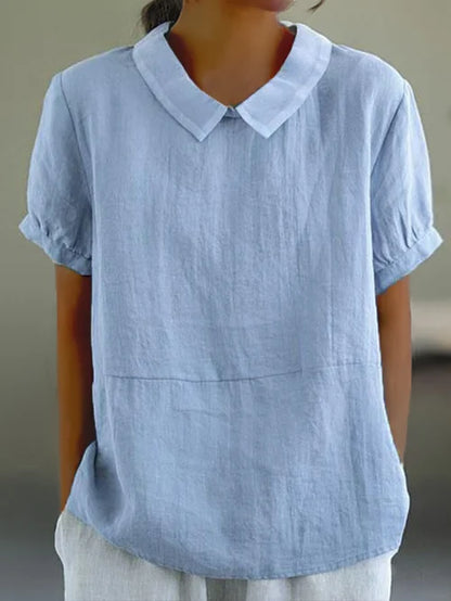 Elegant cotton shirt for women | Amalie -6