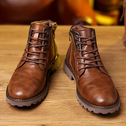 Vintage lace-up boots with timeless silhouette for men | Daniel
