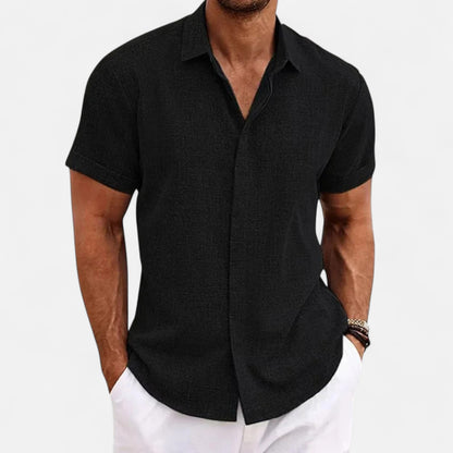 Refined coastal summer shirt for men -2