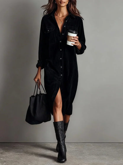 Classic elegant everyday dress for women | Lorena -7