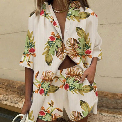 Comfy blouse short set for women | Ivy -2