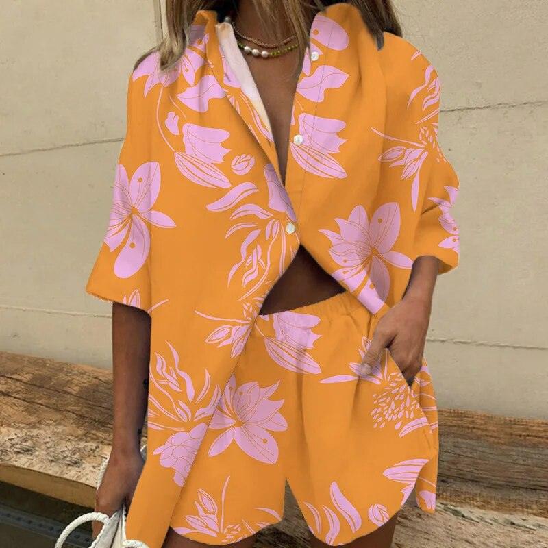 Comfy blouse short set for women | Ivy -1