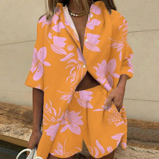 Comfy blouse short set for women | Ivy -1