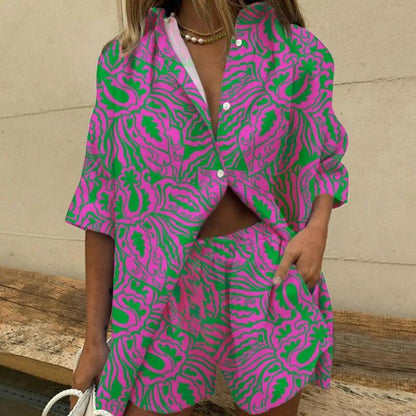 Comfy blouse short set for women | Ivy -5