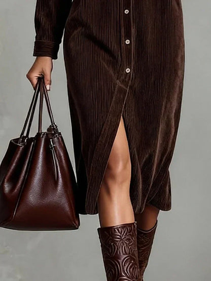 Classic elegant everyday dress for women | Lorena -6