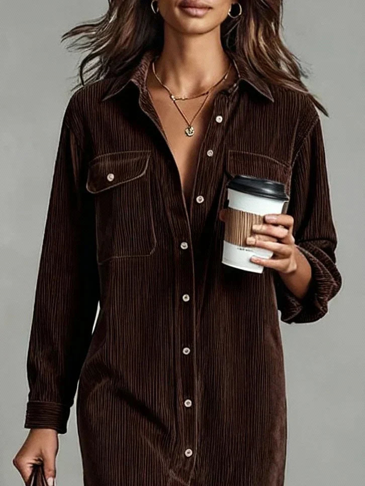 Classic elegant everyday dress for women | Lorena -5