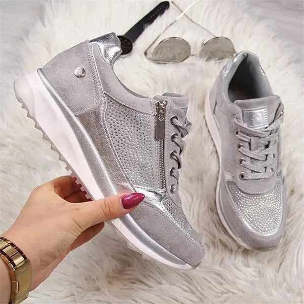 Zip-up comfort sneakers for women | Gavriel
