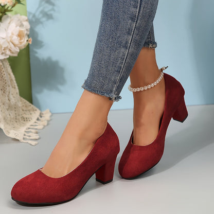 Heels large heeled stable for women | Solina -12