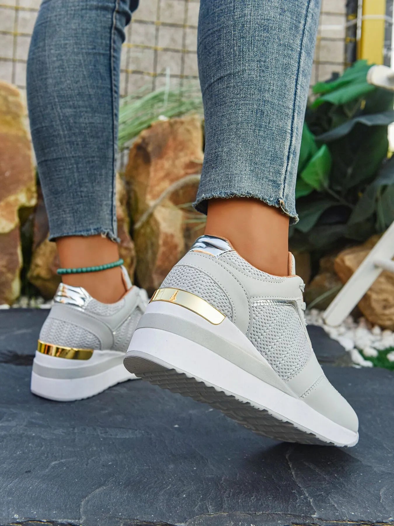 Trainers marche shoes sport mesh respirant for women | Elune -6
