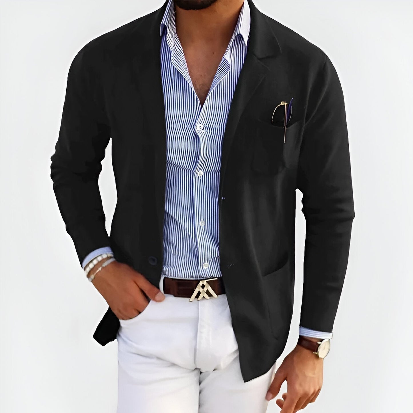 Modern fashion-forward casual jacket for men | Jericho -4