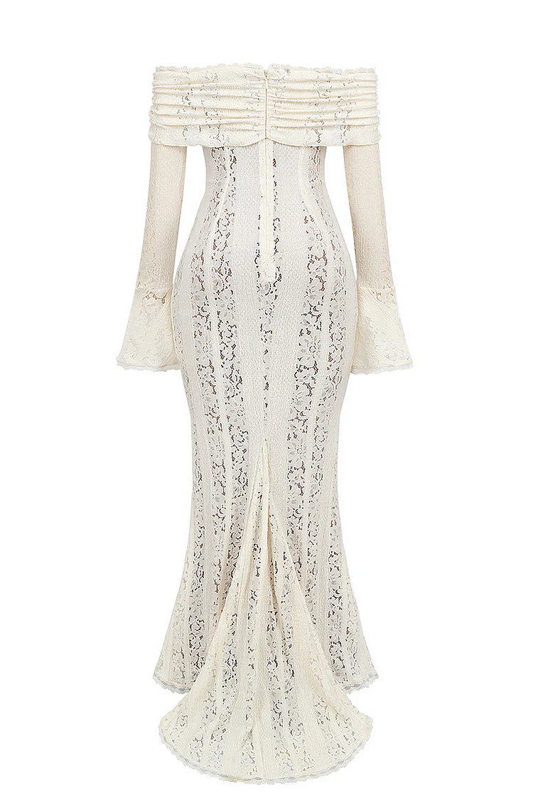 Lace maxi dress for women | Juliette -10