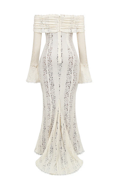 Lace maxi dress for women | Juliette -10
