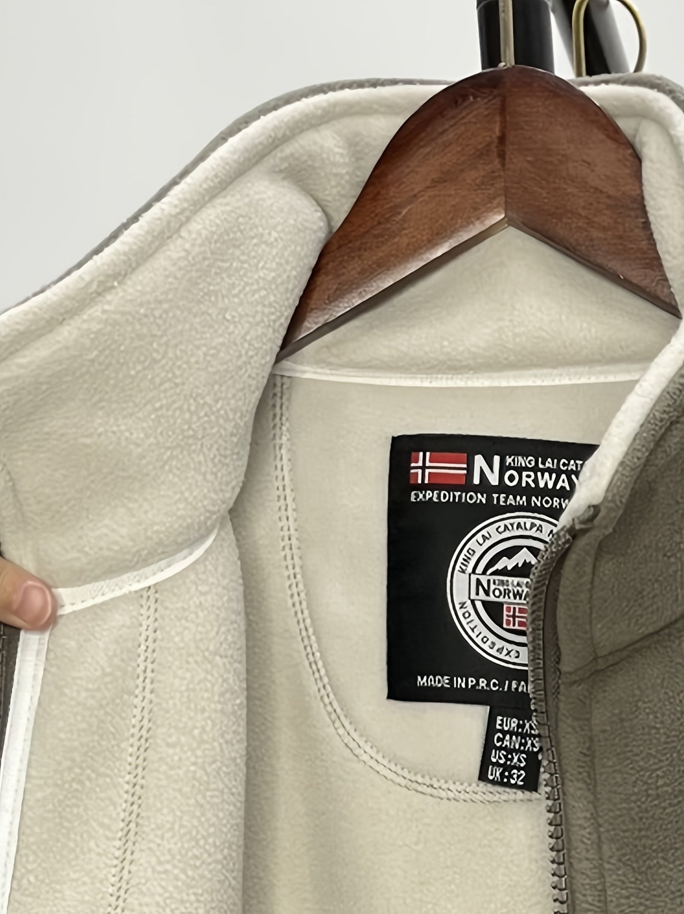 Outdoor performance fleece jacket high coat for men | Rowan -18
