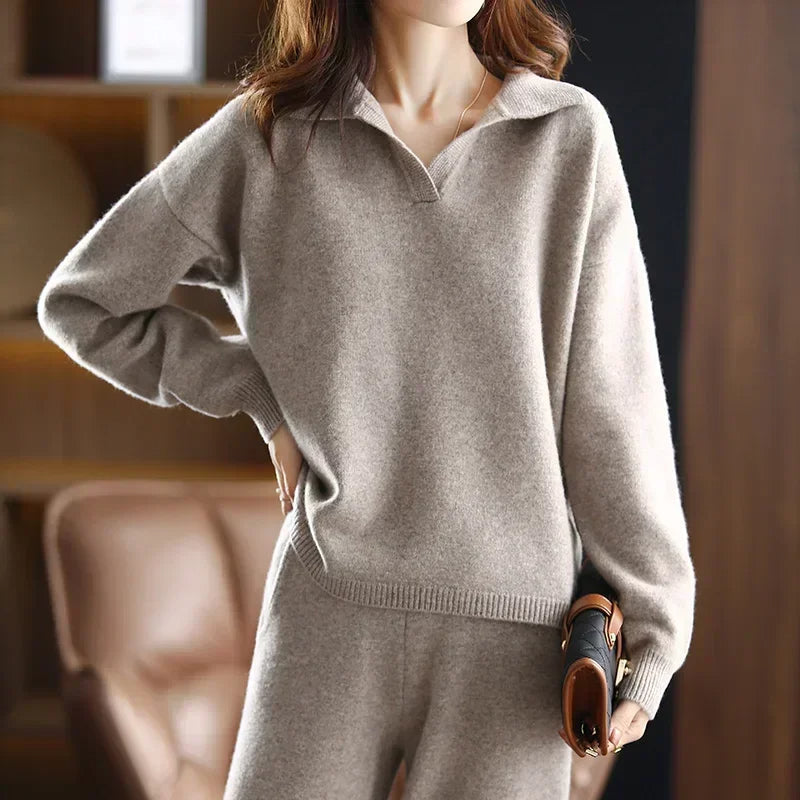 Elegant two-piece lounge set for women | Selene -5