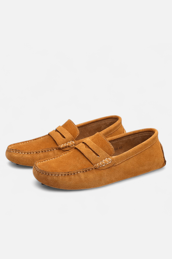 Classic loafers with slip-on design for men | Caurelle