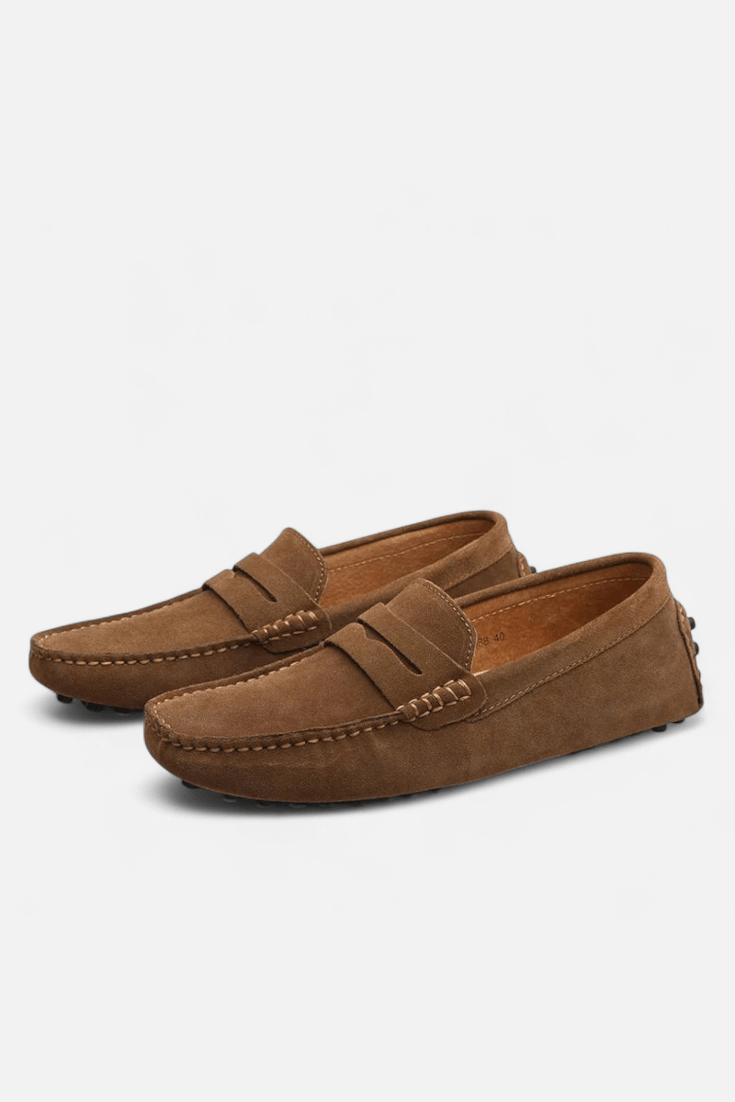 Classic loafers with slip-on design for men | Caurelle