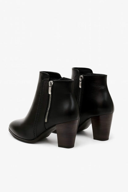 Ankle boots with chunky mid-heel for women | Caurelle