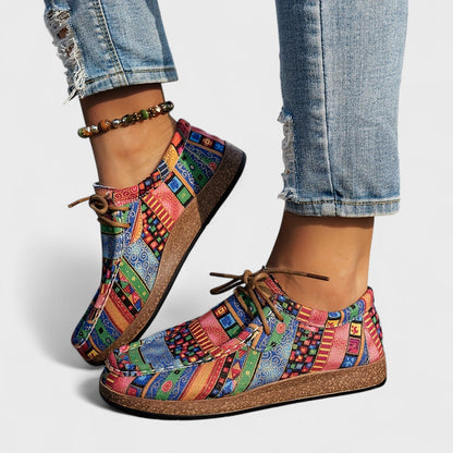Bohemian comfort walking shoes for women | Leona -5