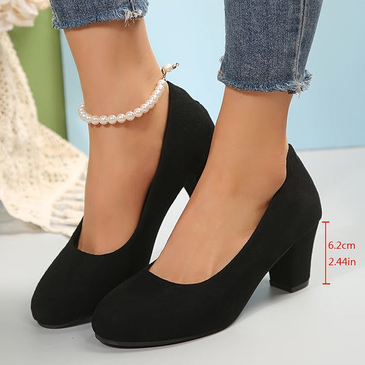 Heels large heeled stable for women | Solina -1