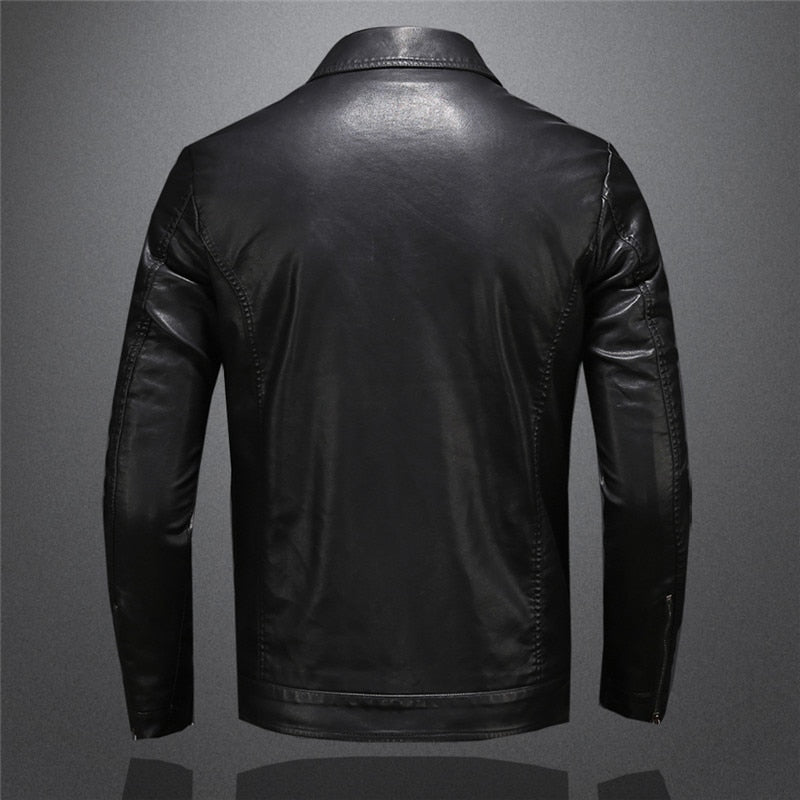 Warm leather jacket for men | Giani -2