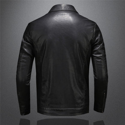 Warm leather jacket for men | Giani -2