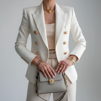 Double-breasted tailored blazer for women | Zara