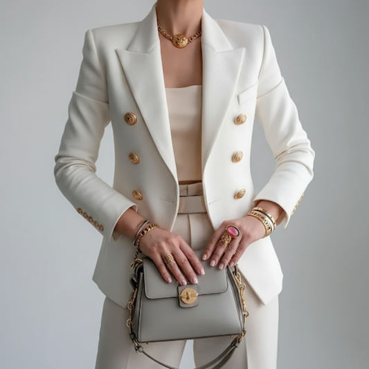Double-breasted tailored blazer for women | Zara