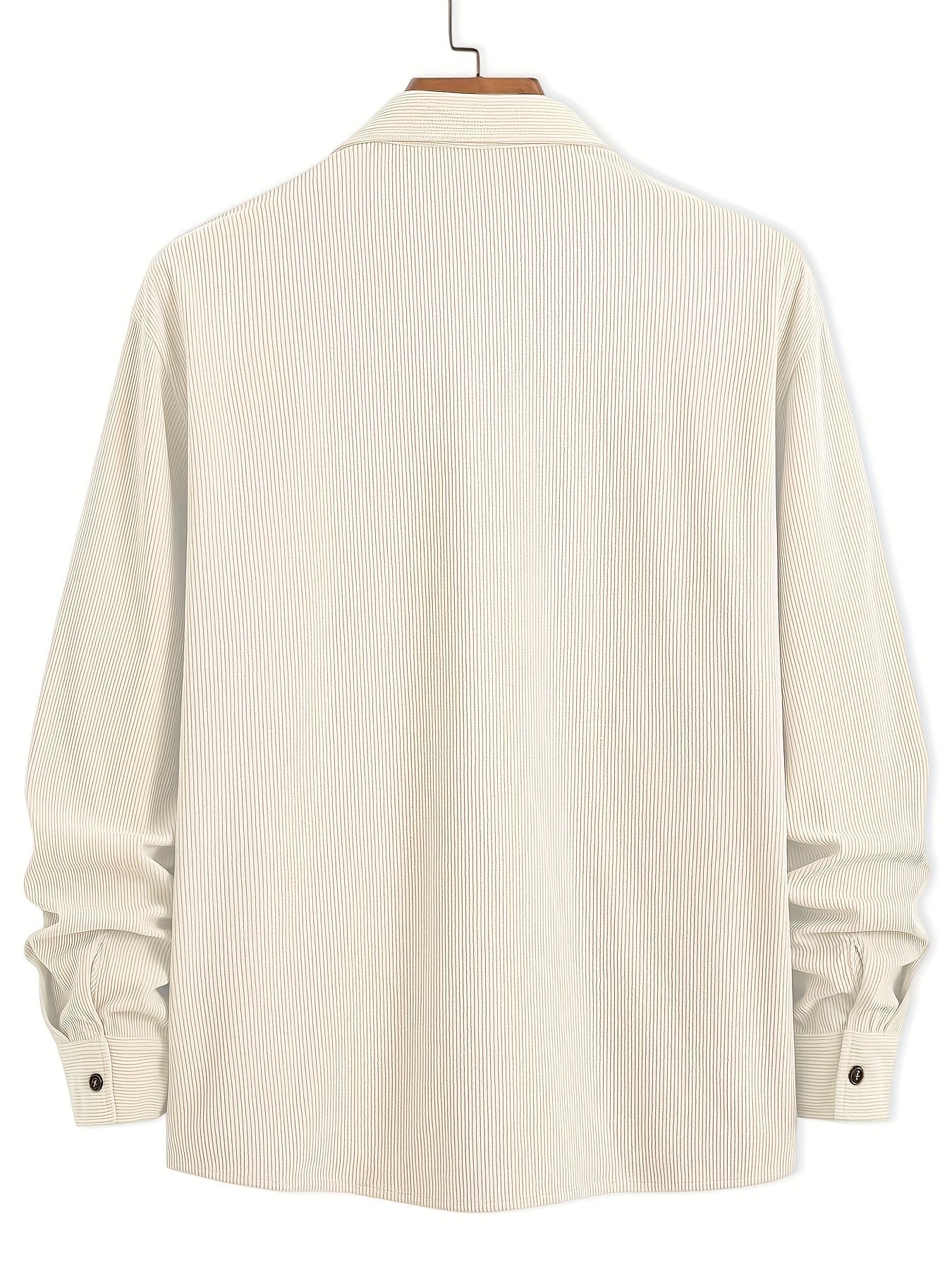 Classic textured cord everyday overshirt for men | Ellison -4