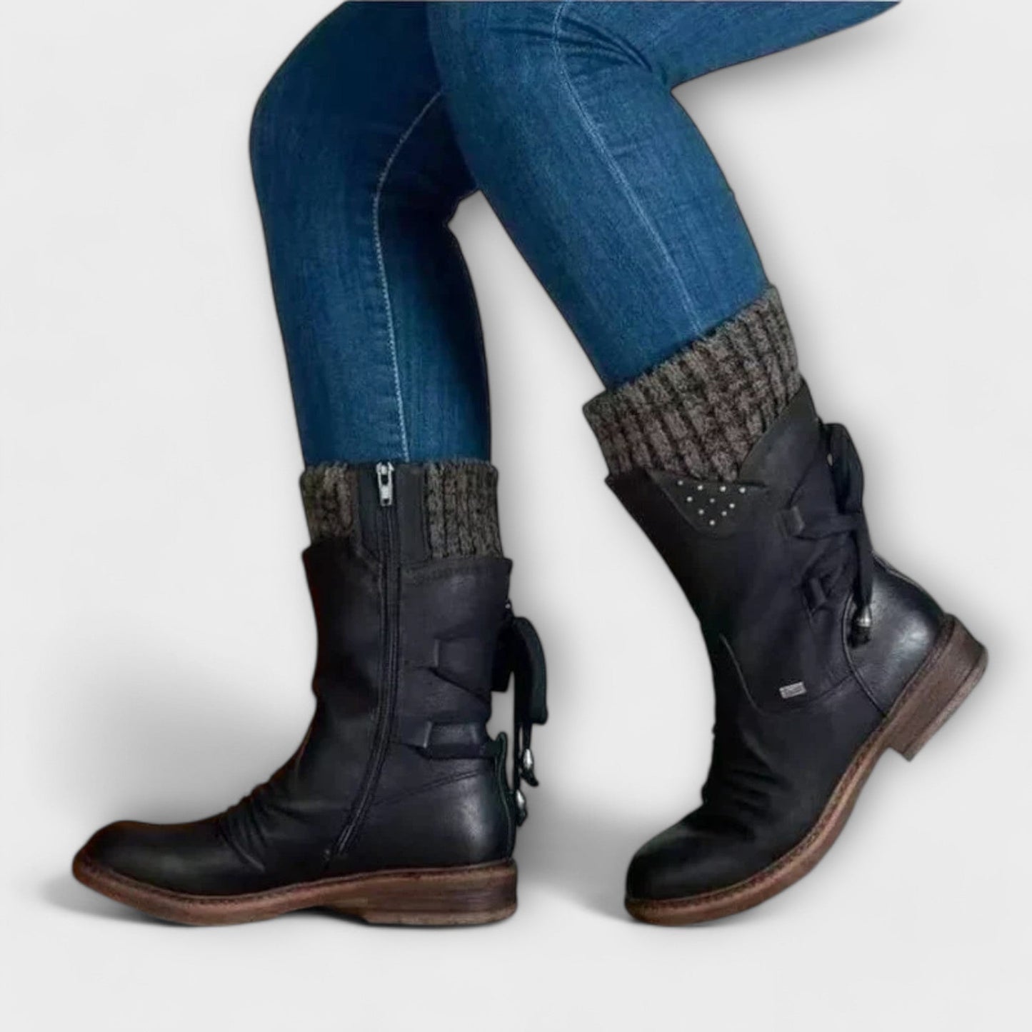 Classic orthopaedic everyday ankle boots for women | Tracy -1