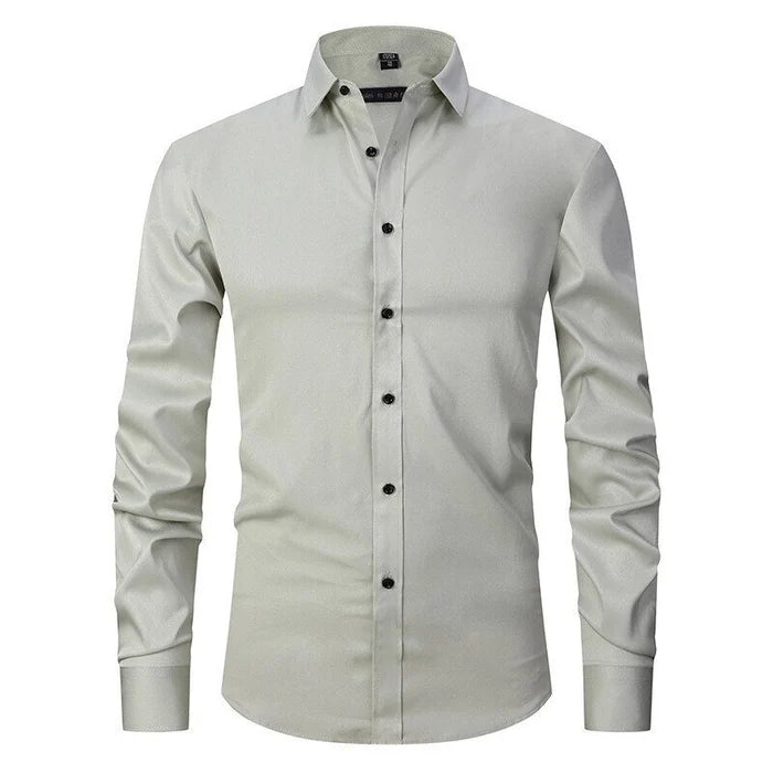 Aurelle Liam premium stretch button-up shirt for men